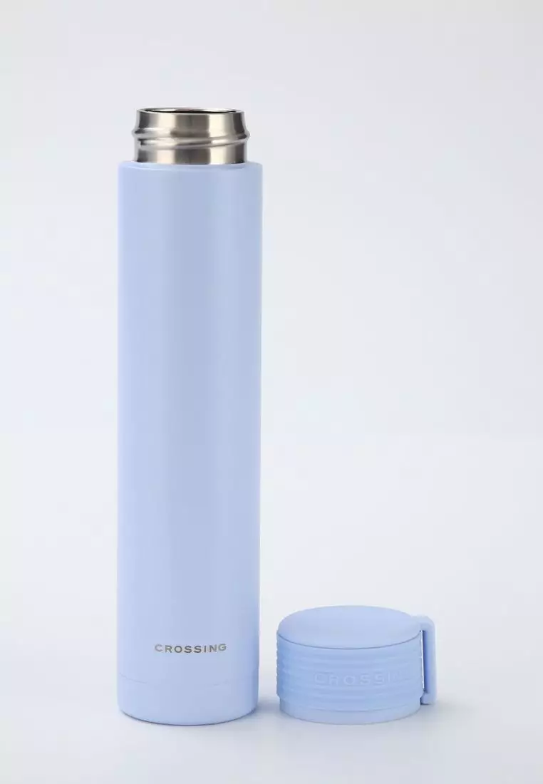 Crossing Compact Slim Insulated S/S Bottle 250ml - Sky Blue