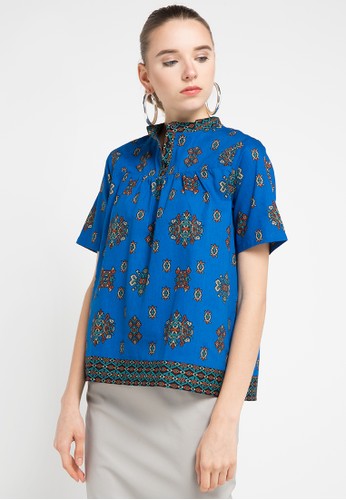 Jual Batik Solo Blouse Cotton  Print Original ZALORA 