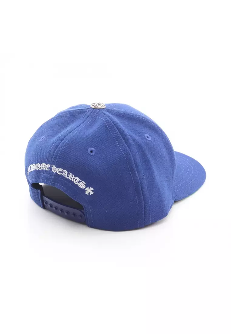 Pre-Loved Chrome Hearts baseball cap logo embroidery blue
