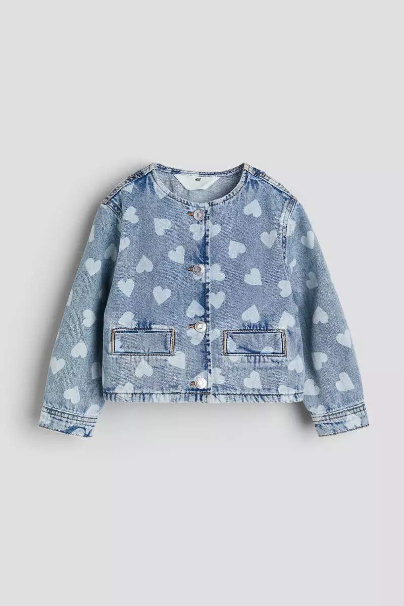 h&m unicorn denim jacket