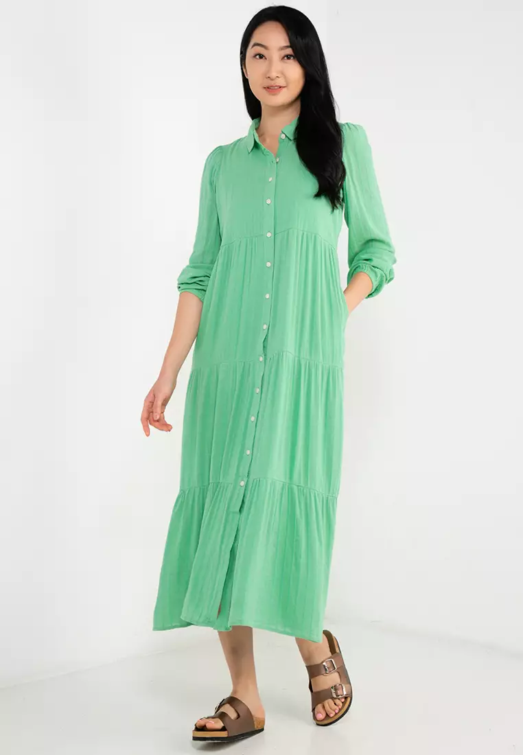Buy American Eagle Midi Shirt Dress Online ZALORA Malaysia