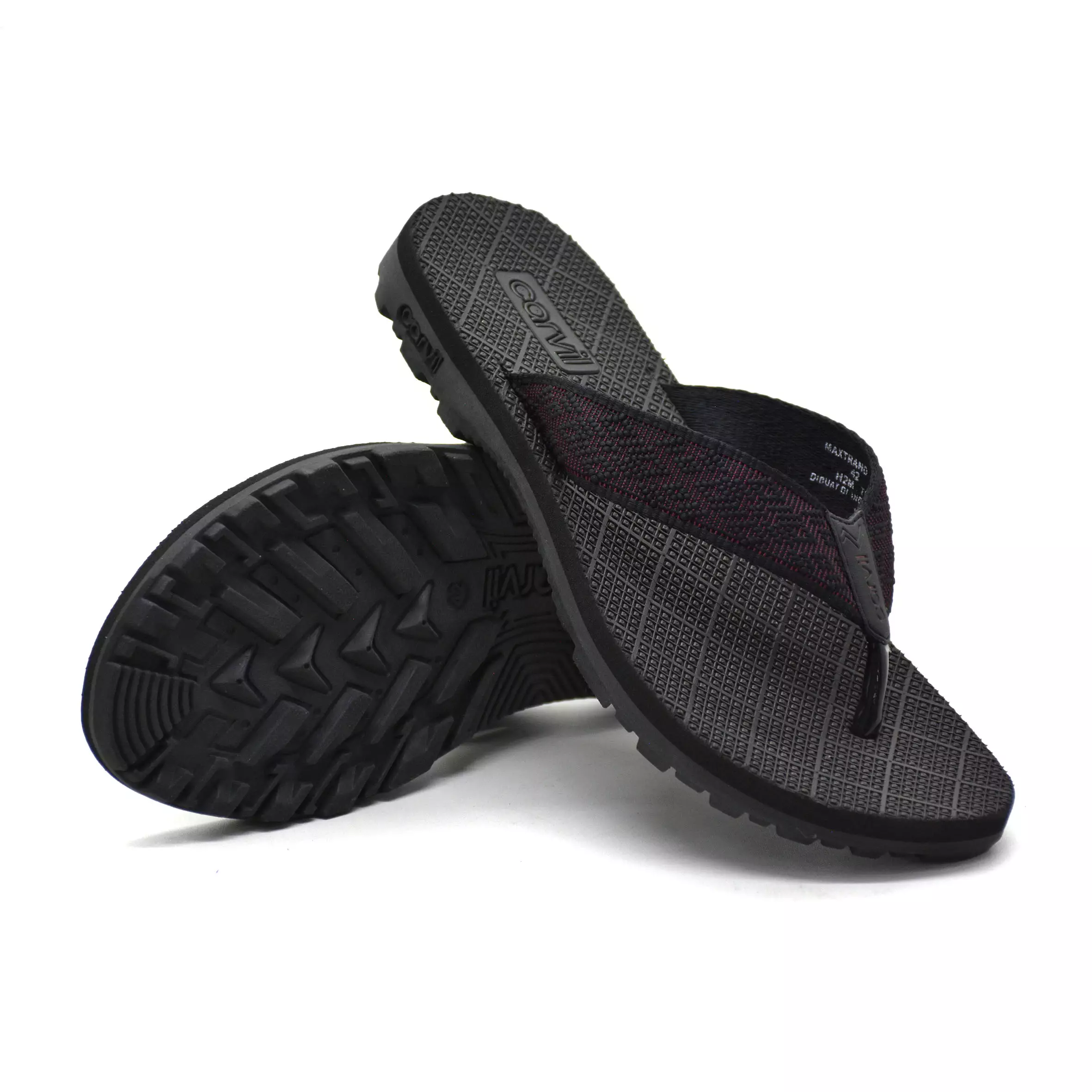 Carvil Sandal Pria Maxtrano-Me Black/Marron