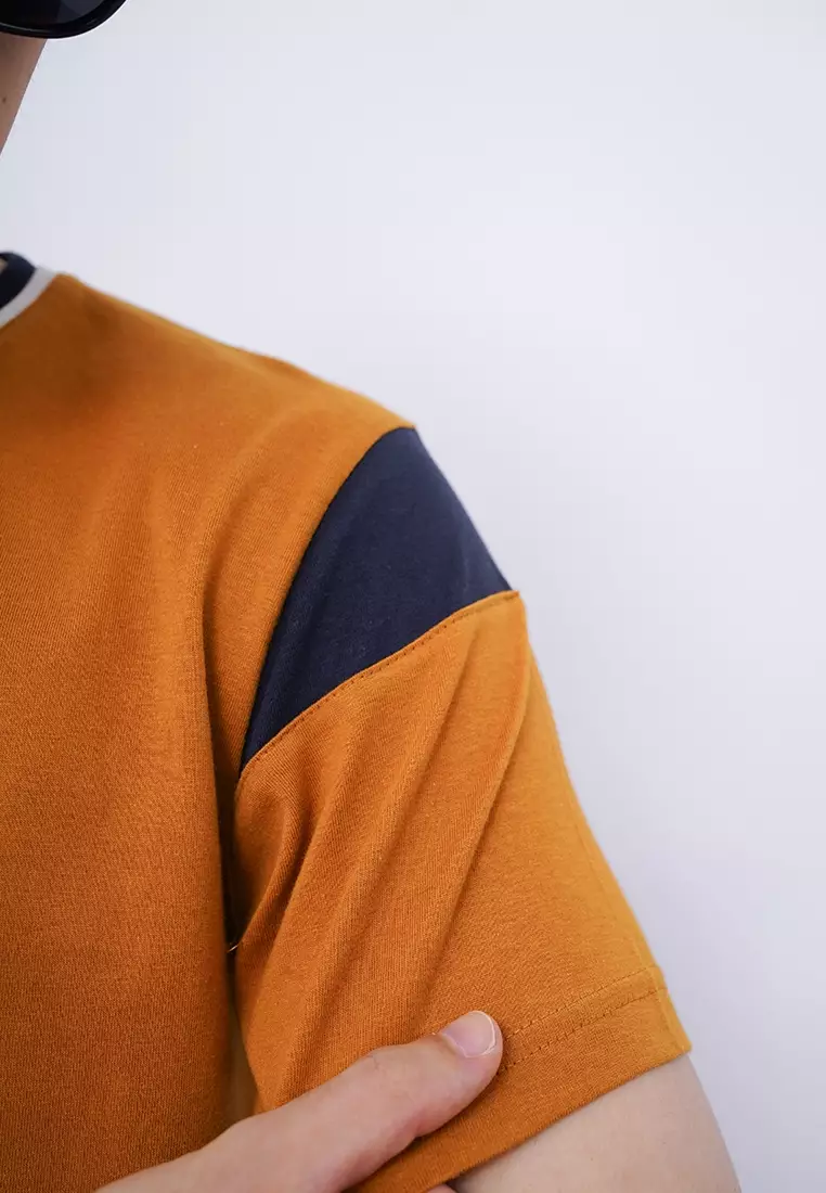 Ryusei Kaos Pria Hirakata Mustard