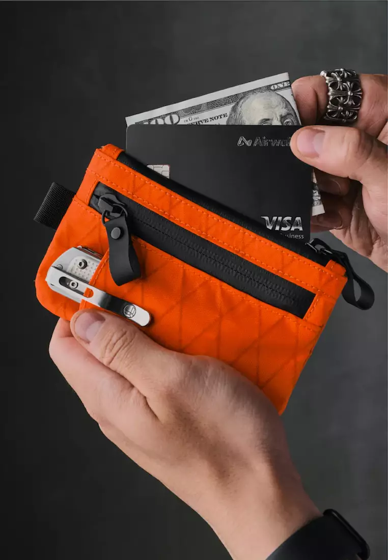 Alpaka Zip Cardholder - Orange