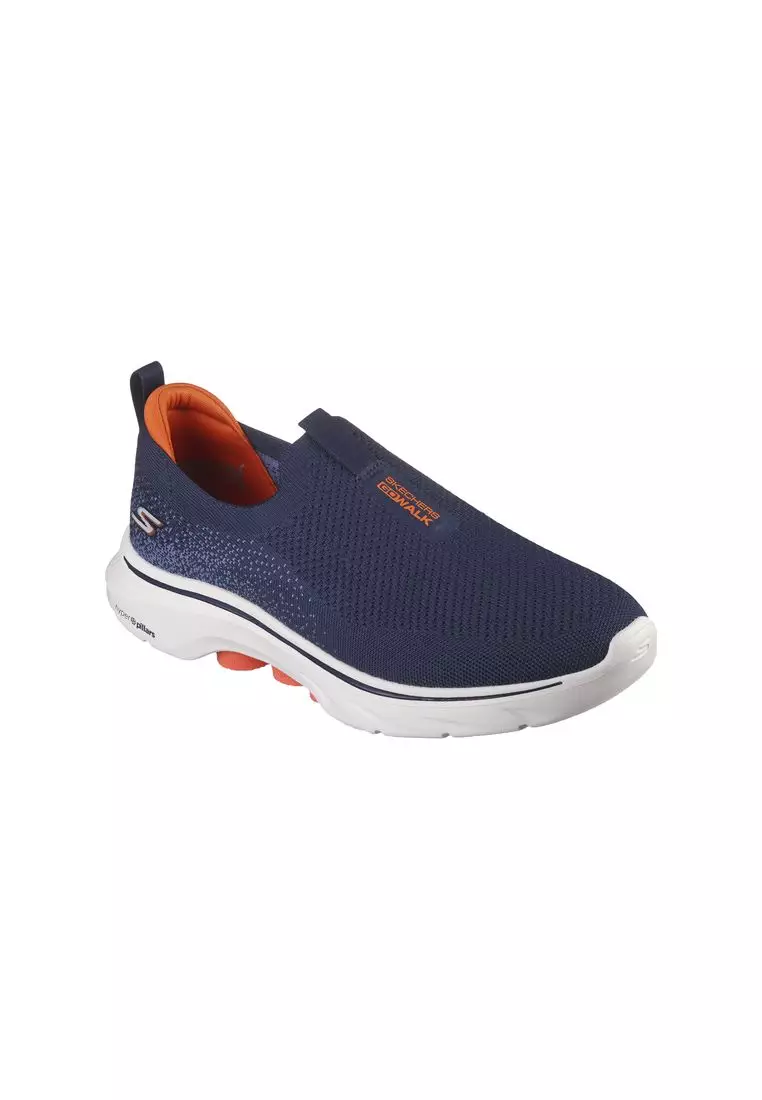 Discount on Skechers  shoes - SKU: Skechers Mens Splatter Knit Stretch Fit Slip On