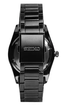 Jam Tangan Pria Seiko Solar Original Garansi Resmi SNE229 Strap Stainless Steel Black SNE229P1