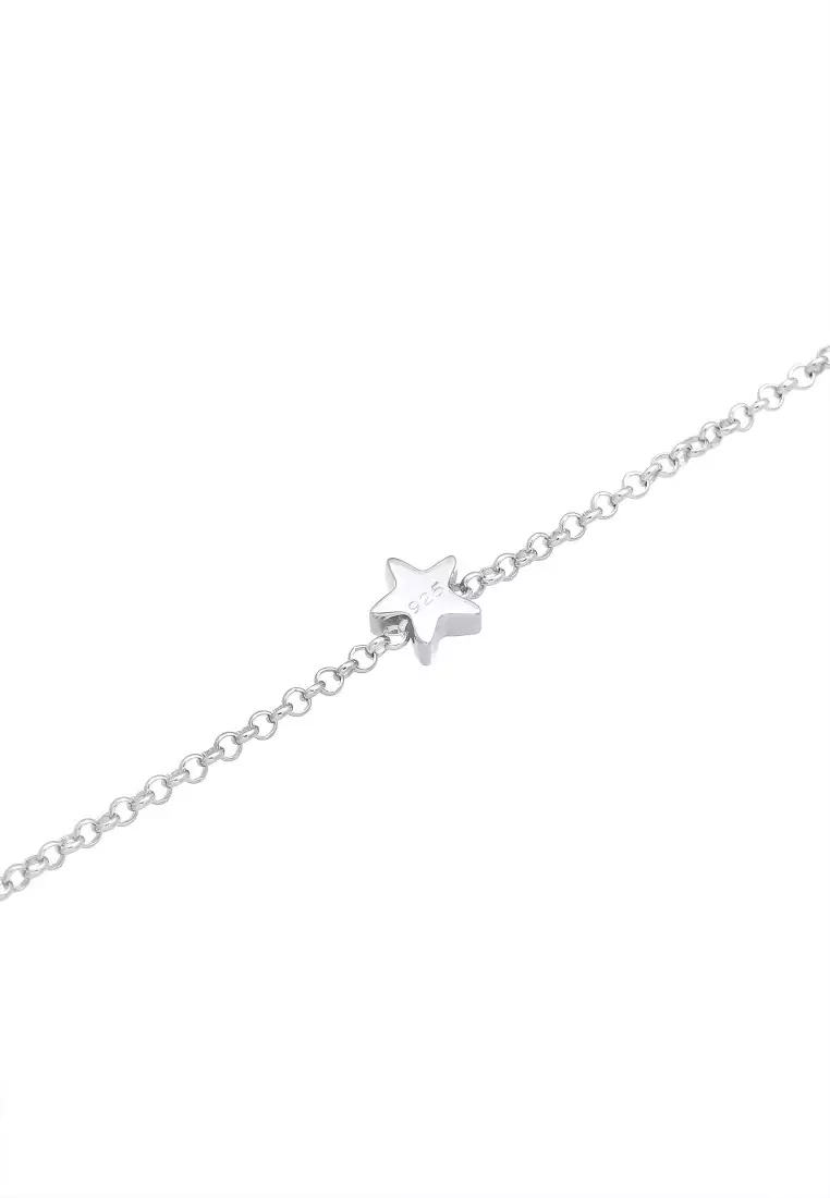 Gelang Perhiasan Perak 925 Wanita Chain Star Pendant Astro