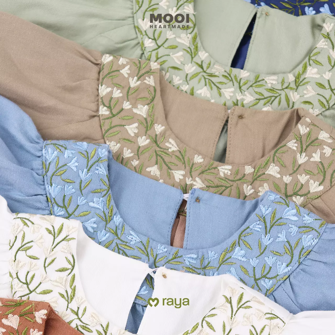 Mooi Dress Anak Gamis Anak Perempuan Raya Collection Alara Dress - Camel Brown