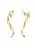 Elli Germany gold Perhiasan Wanita Perak Asli - Silver Anting Dangle Wave Spiral Trend Geo Gold Plated 81F37ACE848666GS_4