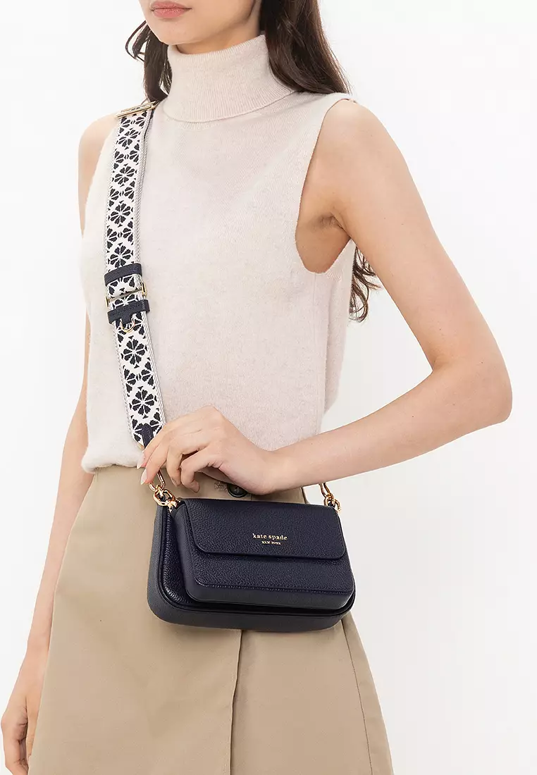 Double Up Webbed Strap Crossbody Bag (cq)