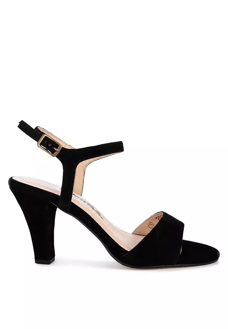 Discount on Carmelletes  shoes - SKU: Suede Ankle Strap Heels
