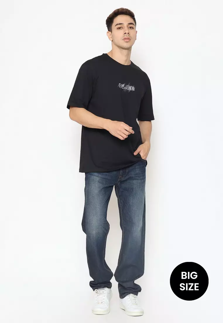 POLICE T-Shirt Cotton Combed Big Size Pria 2078280281