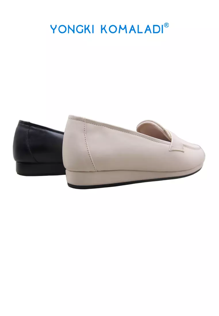 YONGKI KOMALADI SEPATU LOAFER WANITA OL-PRN300-24 CREAM