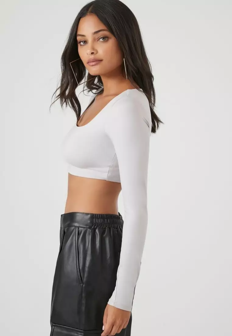 Forever 21 cropped long sleeve store