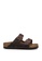 Birkenstock 褐色 Arizona Oiled Leather Sandals BI090SH92JPNMY_2