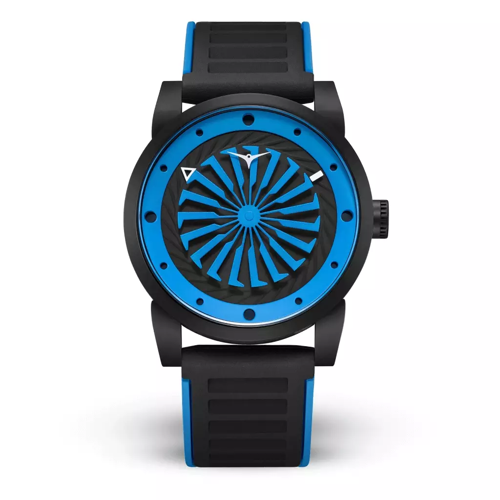 Jam Tangan Pria Automatic Zinvo Airblade Swift Blue Dial