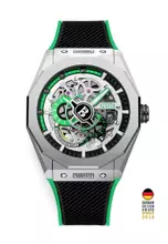 Silver, Black, Green