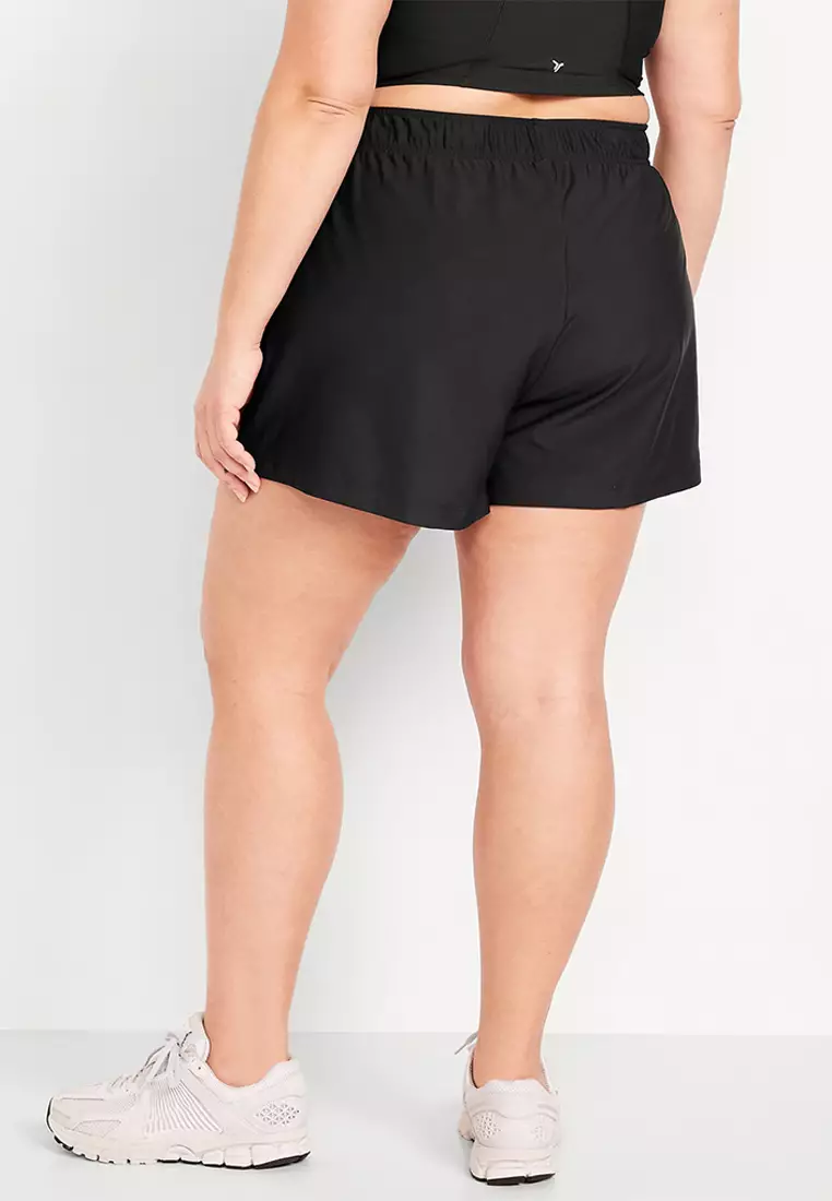 High-Waisted PowerSoft Shorts -- 3.5-inch inseam