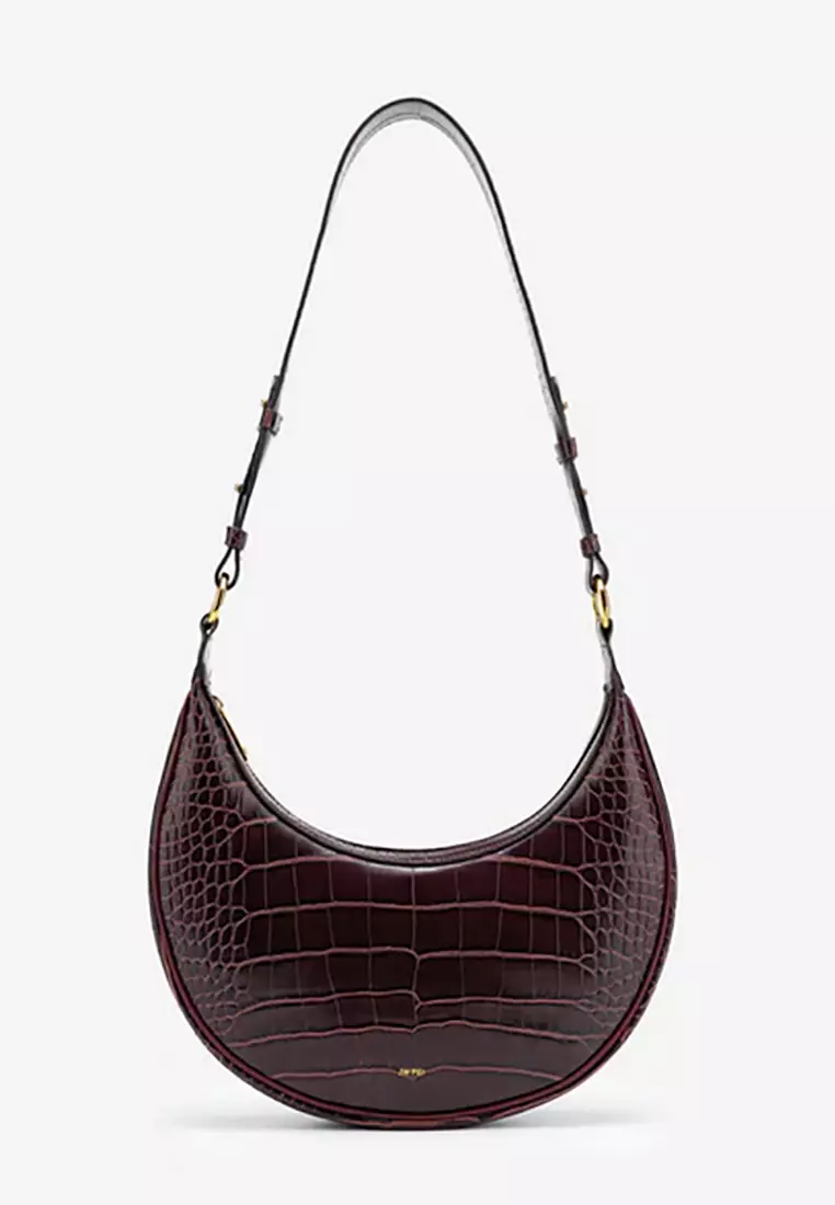 Buy JW PEI JW PEI Carly Saddle Bag Brown Croc 2024 Online ZALORA