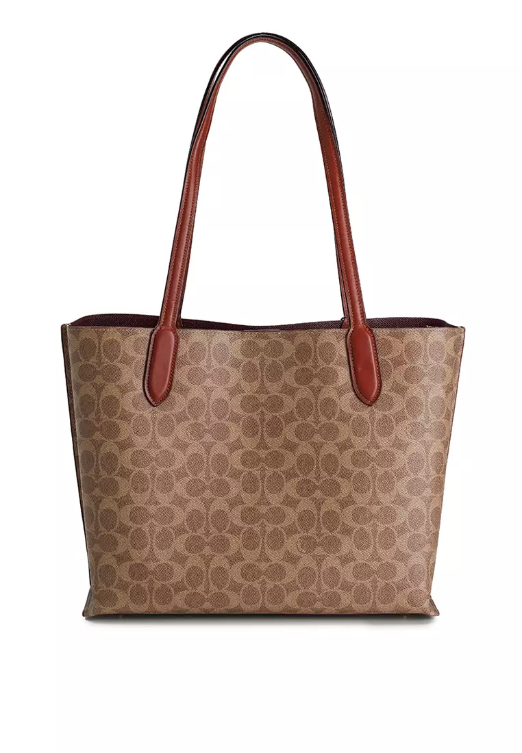 Willow Tote Bag In Signature Canvas