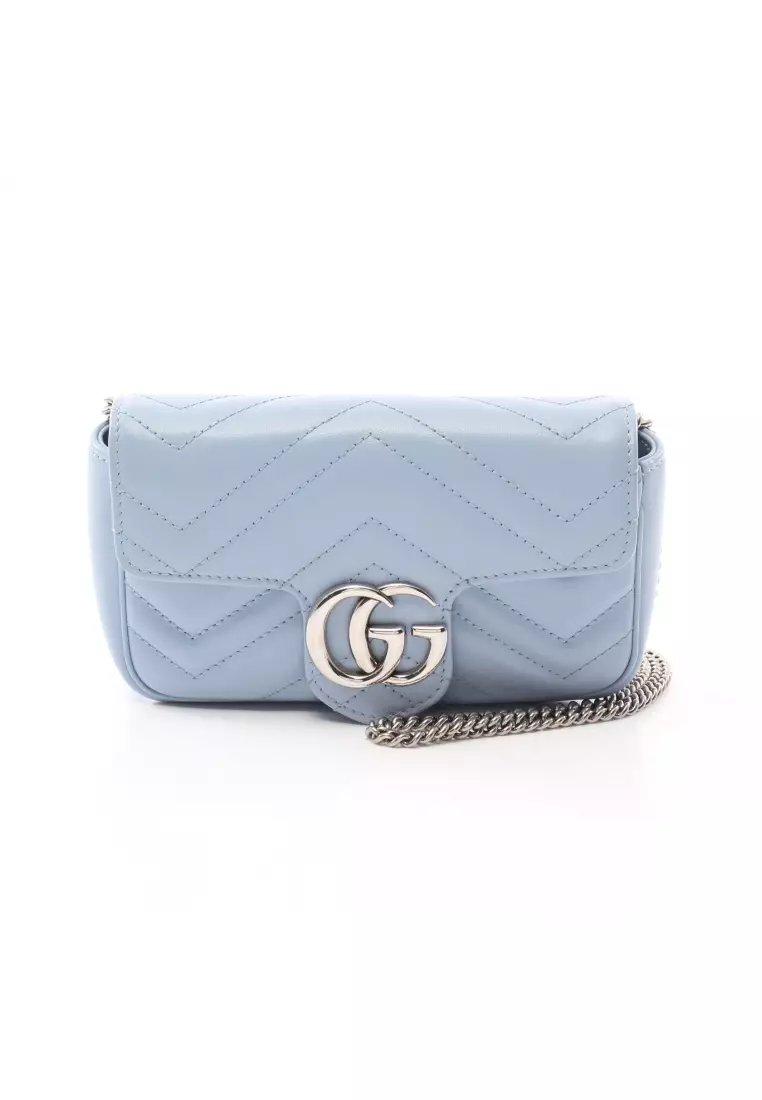 GG Marmont small floral shoulder bag in ivory and pink cotton