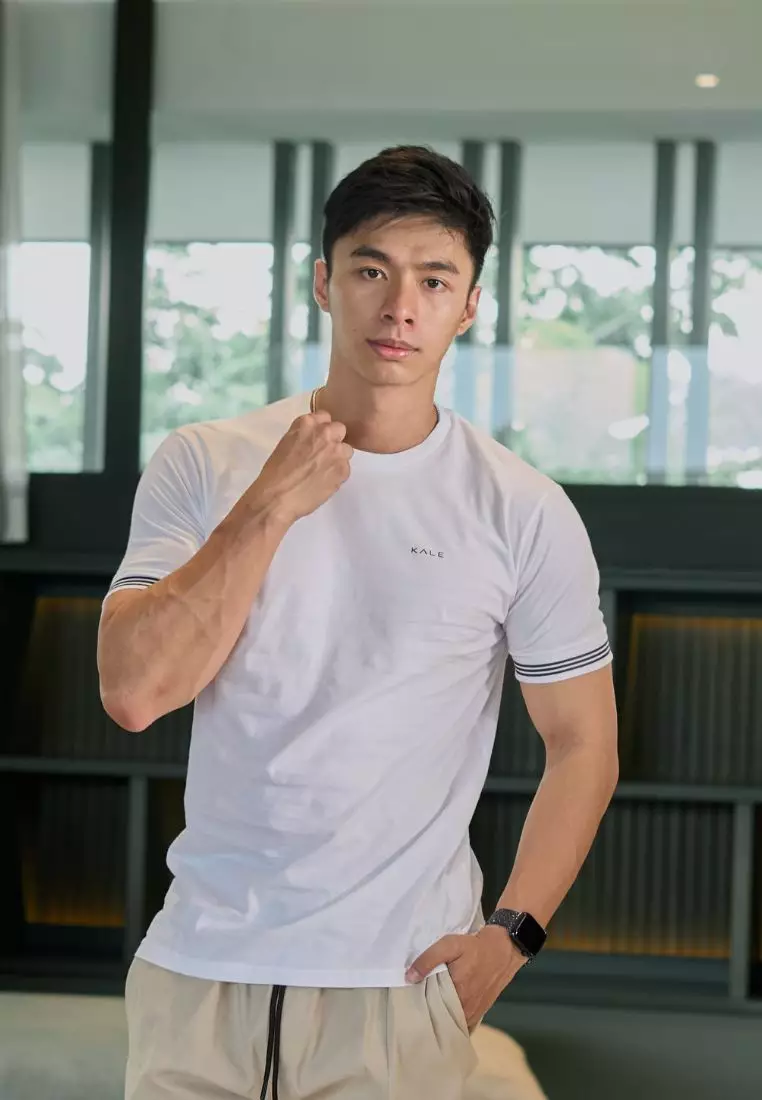 Kale Wesley White / Kaos Pria Lengan Pendek
