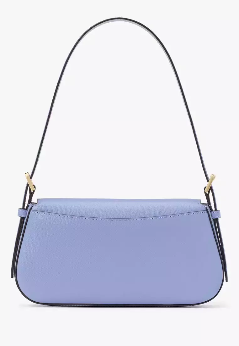 Madison Saffiano Leather Small Flap Shoulder Bag