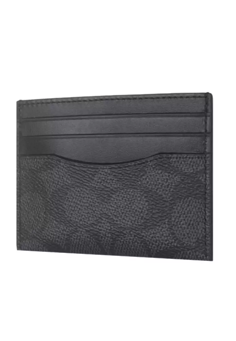 Slim Id Card Case In Signature Canvas CW366