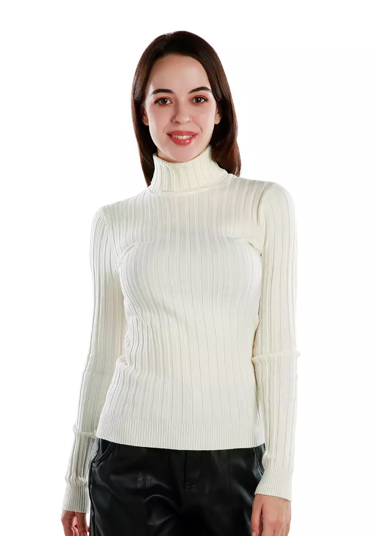 White sweater top cheap
