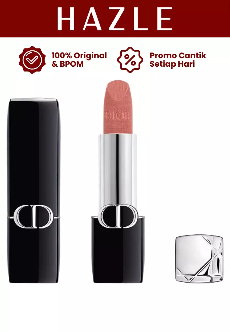 Rouge Dior Couture Color Lipstick 100 Nude Look Velvet Finish 3.5gr