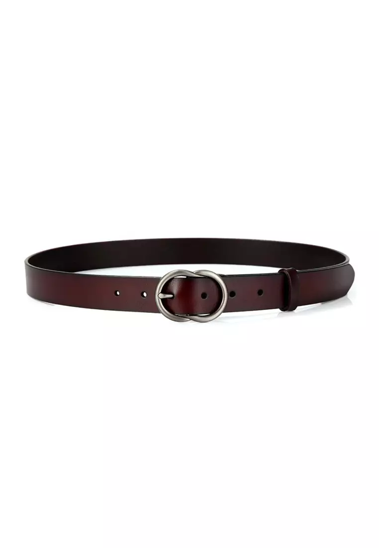 Brown Women Genuine Leather Belt KCBELT1063b
