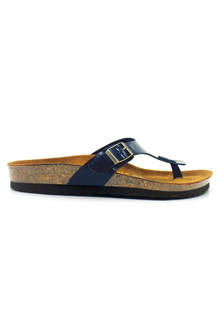 Prague - Glossy Black Sandals & Flip Flops