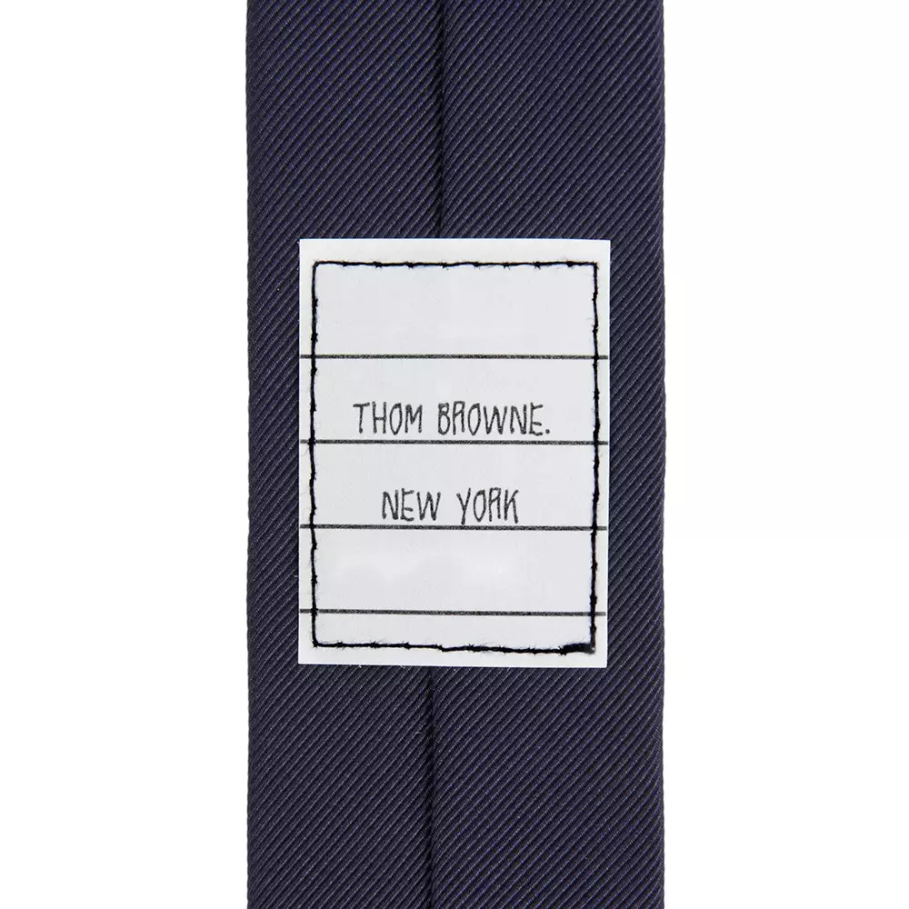 thom browne grey tie
