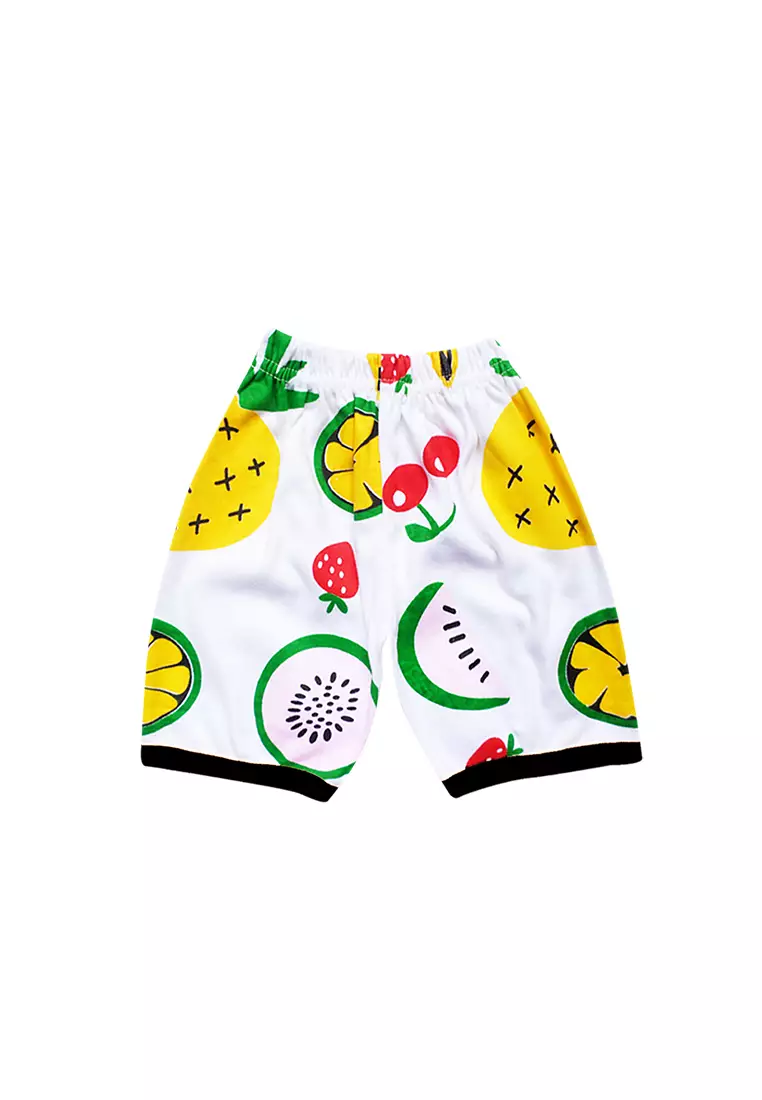 Skabe Pakaian Bayi Anak Laki Laki Baju Atasan Oblong Lengan Pendek Motif Fruits Setelan Kaos Baby Putih All Size Untuk Usia 0 Sampai 6 Bulan 3215 Everyday