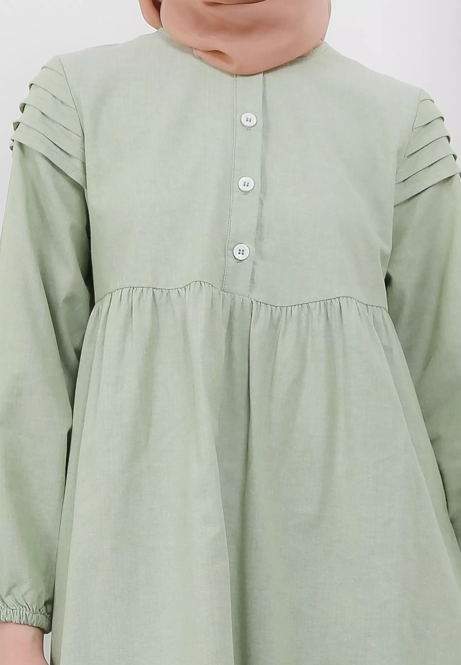 MFMW Barnesha Midi Dress Hijau