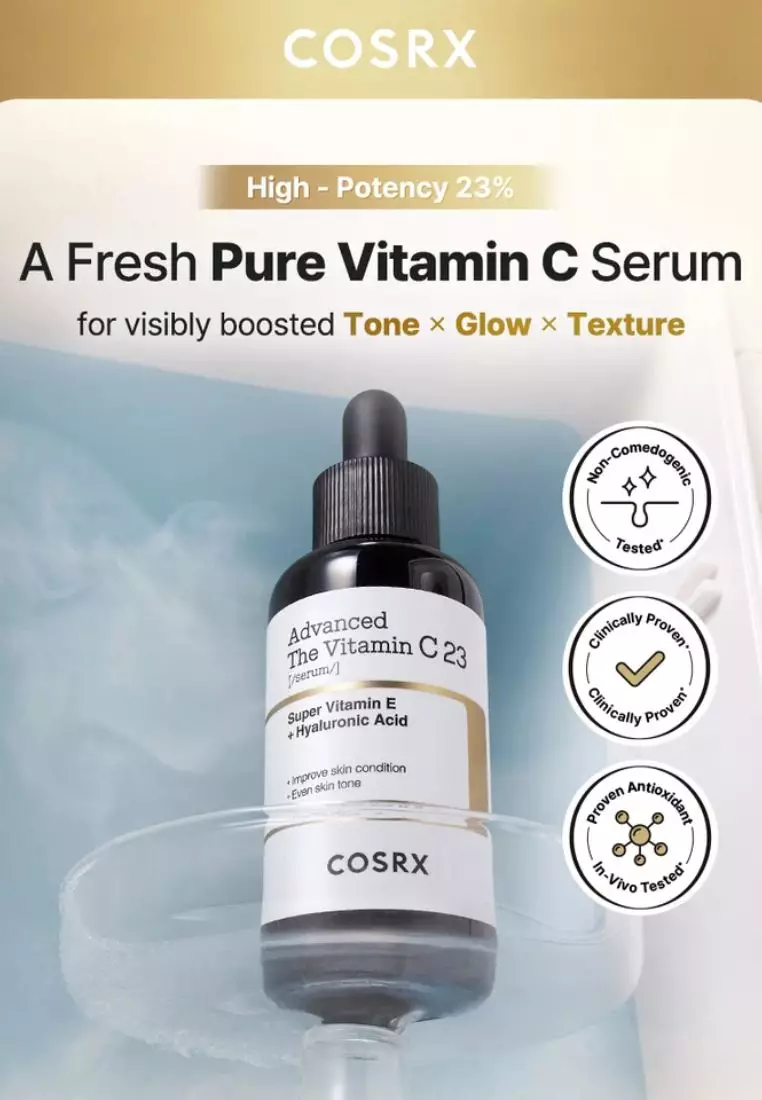 Cosrx Advanced RX-Anti-Aging(Vitamin C 23% Serum +The Retinol 0.5 Oil+6 Peptide Serum 150ml)