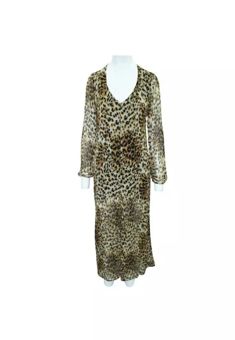 Reformation Pre Loved REFORMATION Animal Print Maxi Dress 2024