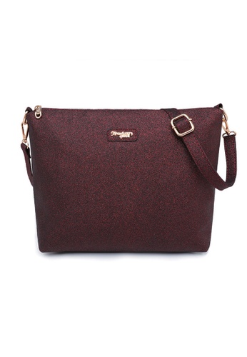 STRAWBERRY QUEEN 紅色 Strawberry Queen Flamingo Sling Bag (Starry Night BC, Shiny Maroon) 959DDACAD652ECGS_1