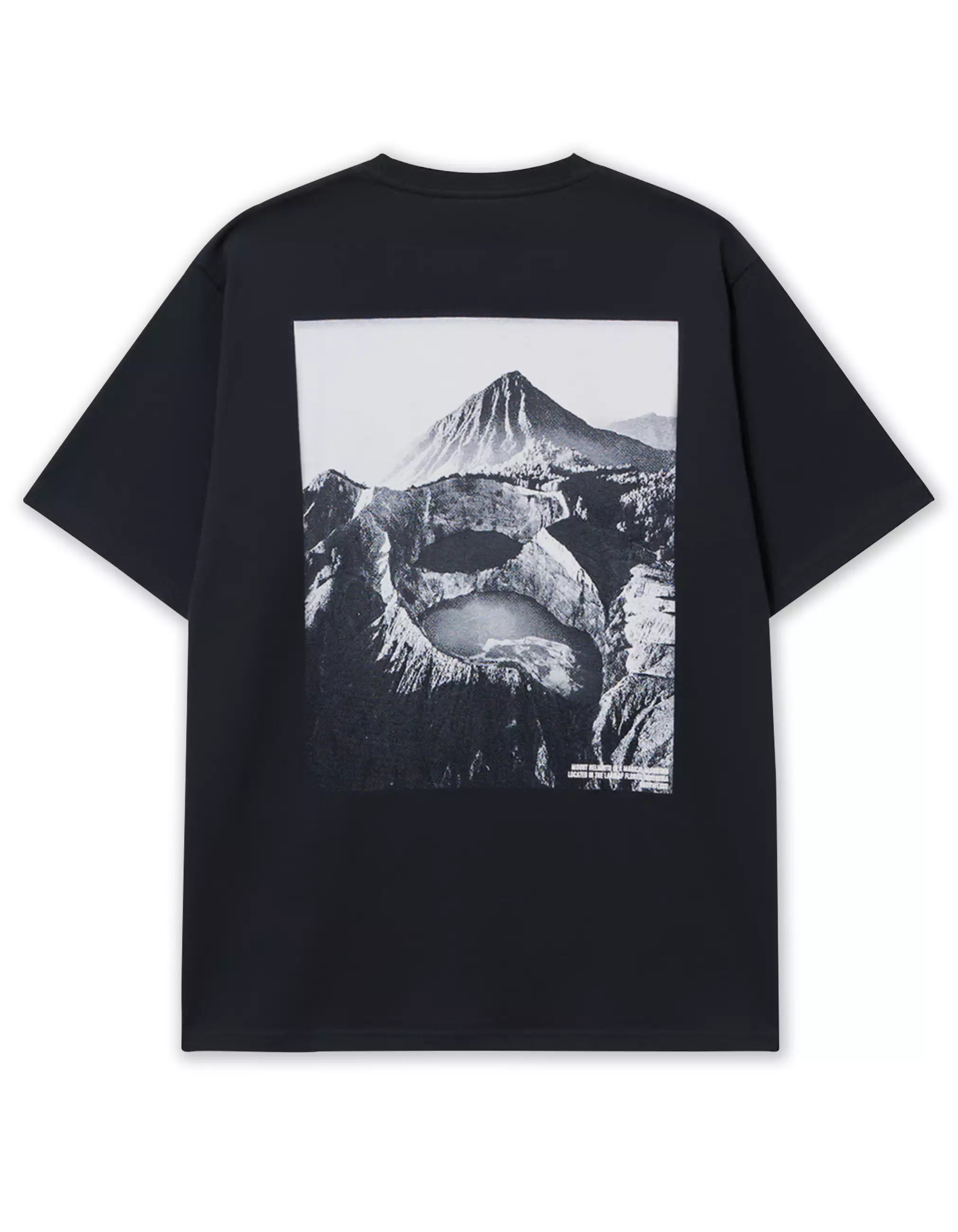 Kaos Design Kelimutu Hitam Unisex