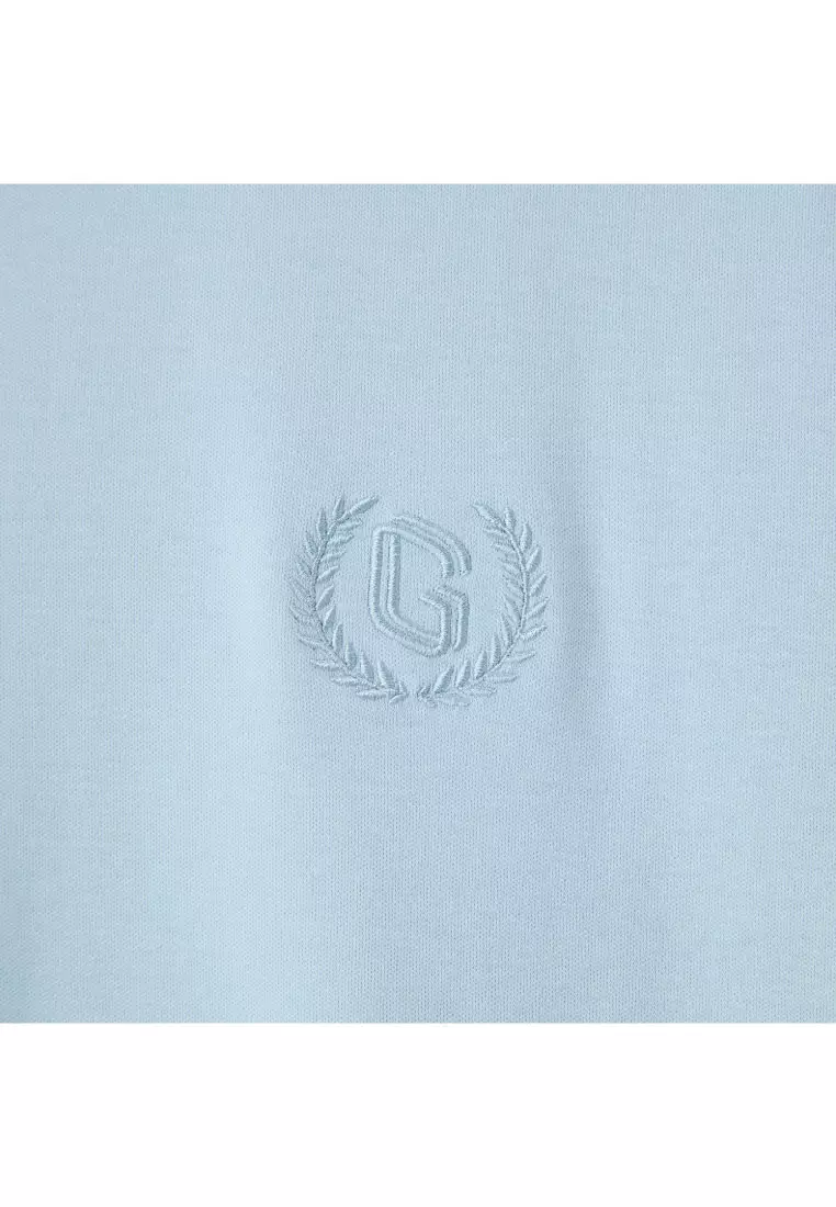 Men's Liquid Touch Short Sleeve Slim Embroidery Tee 01025802