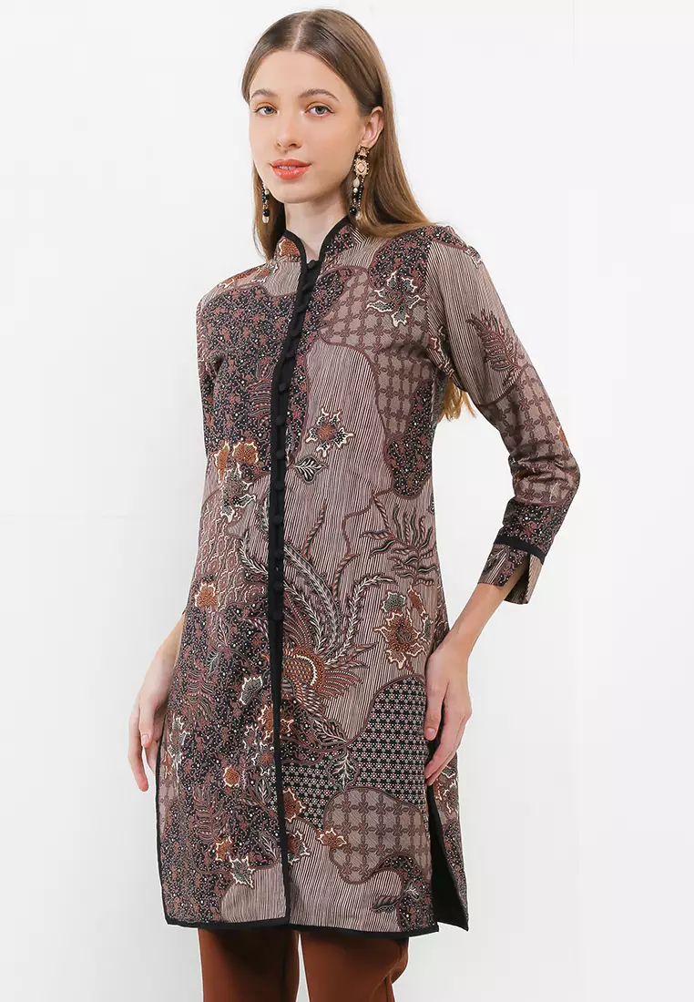 Jual Rianty Batik Tunik Denia Sogan Original Zalora Indonesia