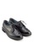HARUTA black Quilt Lace-Up Shoes-379 4B77DSH30564B2GS_2