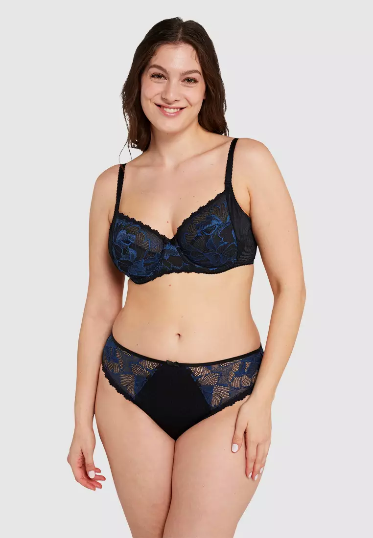 Buy Sans Complexe Capucine Wired Two-Tone Lace Bra 2025 Online