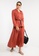Zalia red Linen Top With Skirt Set 8A633AAA3A2701GS_3