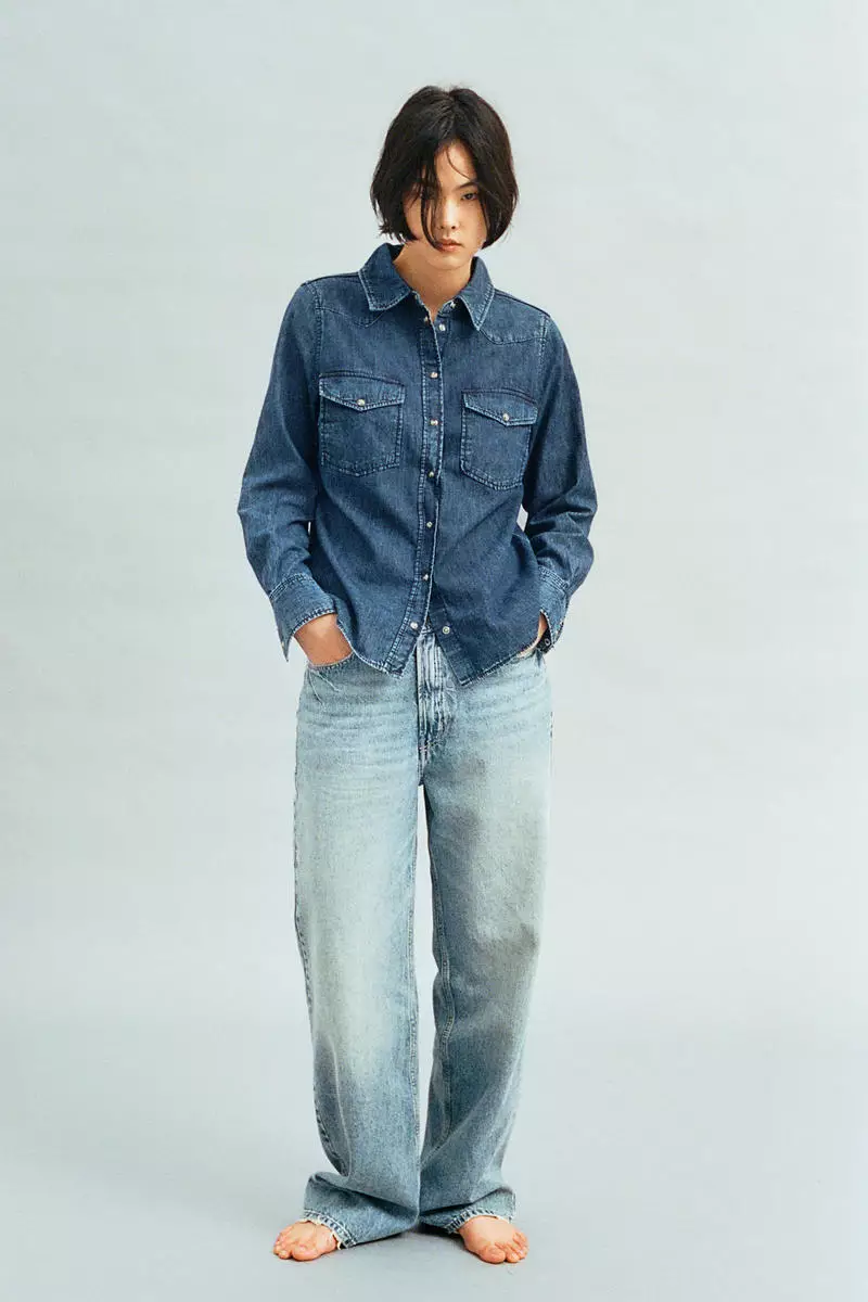 Denim shirt