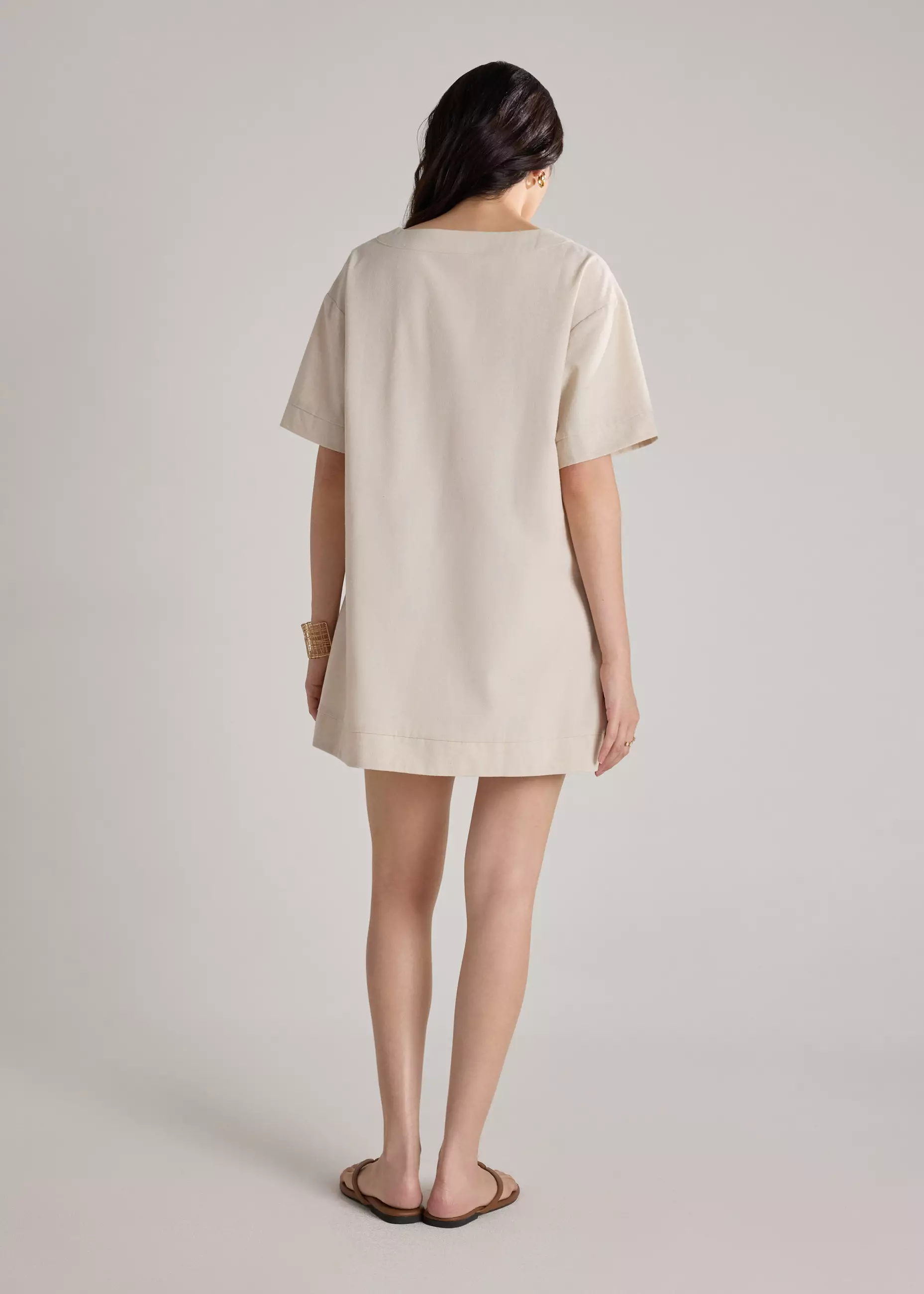 Dress Wanita - Coastal Bead Tunic Dress