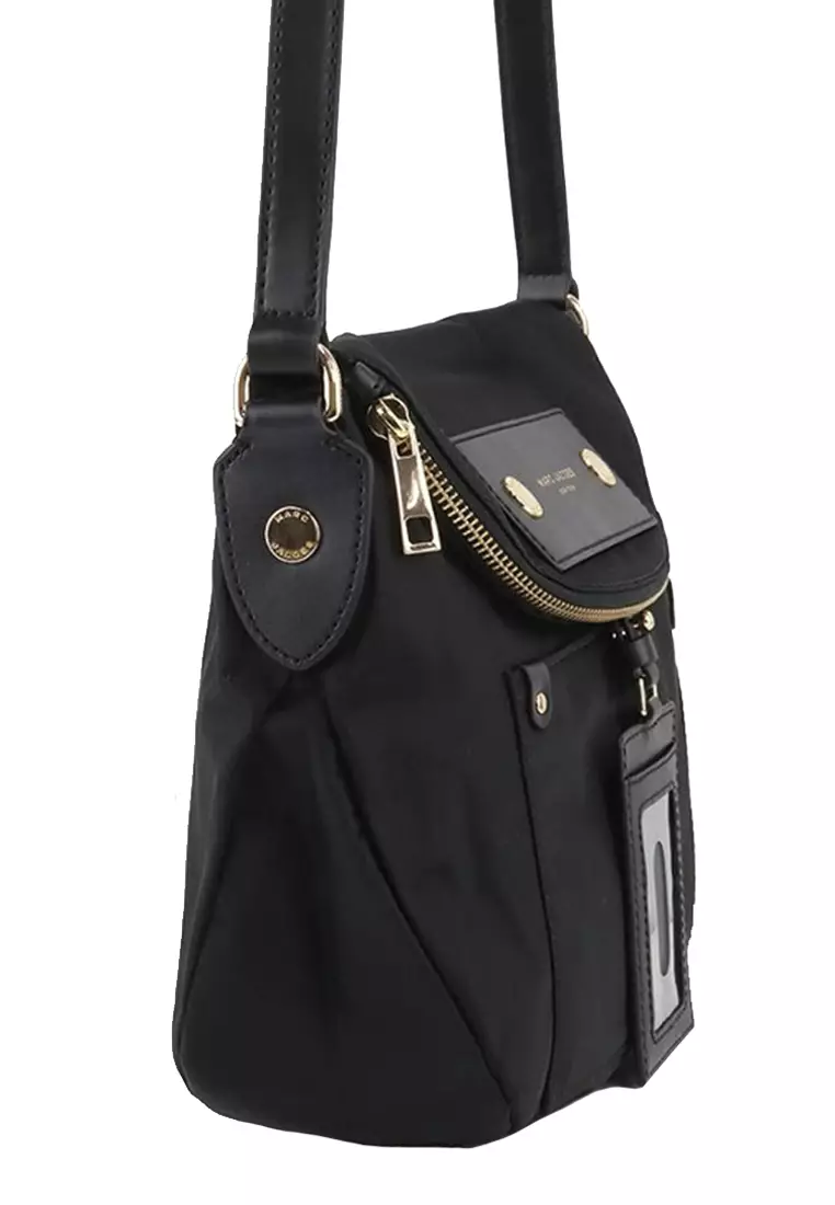 Preppy Nylon Natasha Crossbody Bag in Black M0014625