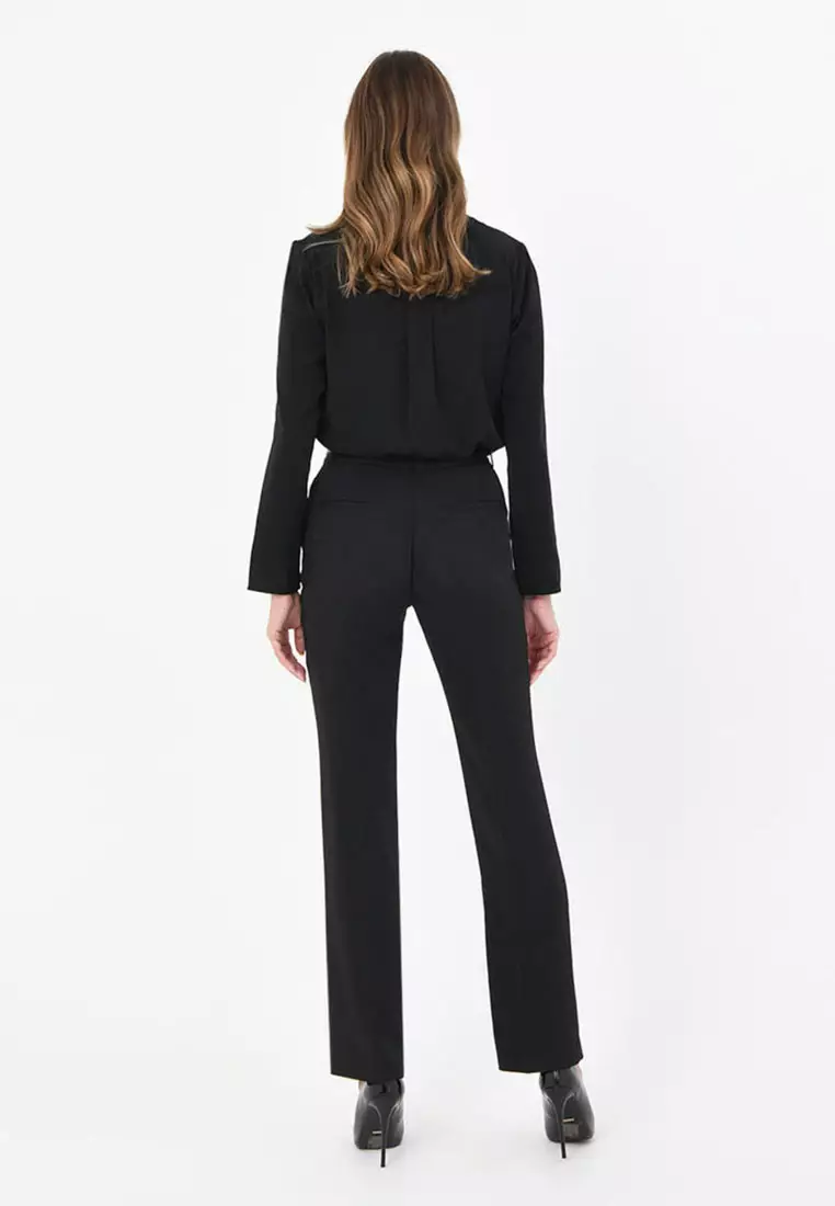 Priscila Mid Rise Cigarette Trousers