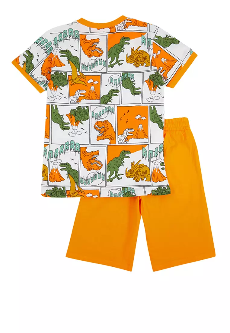 Round Neck T-Shirt & Shorts Set