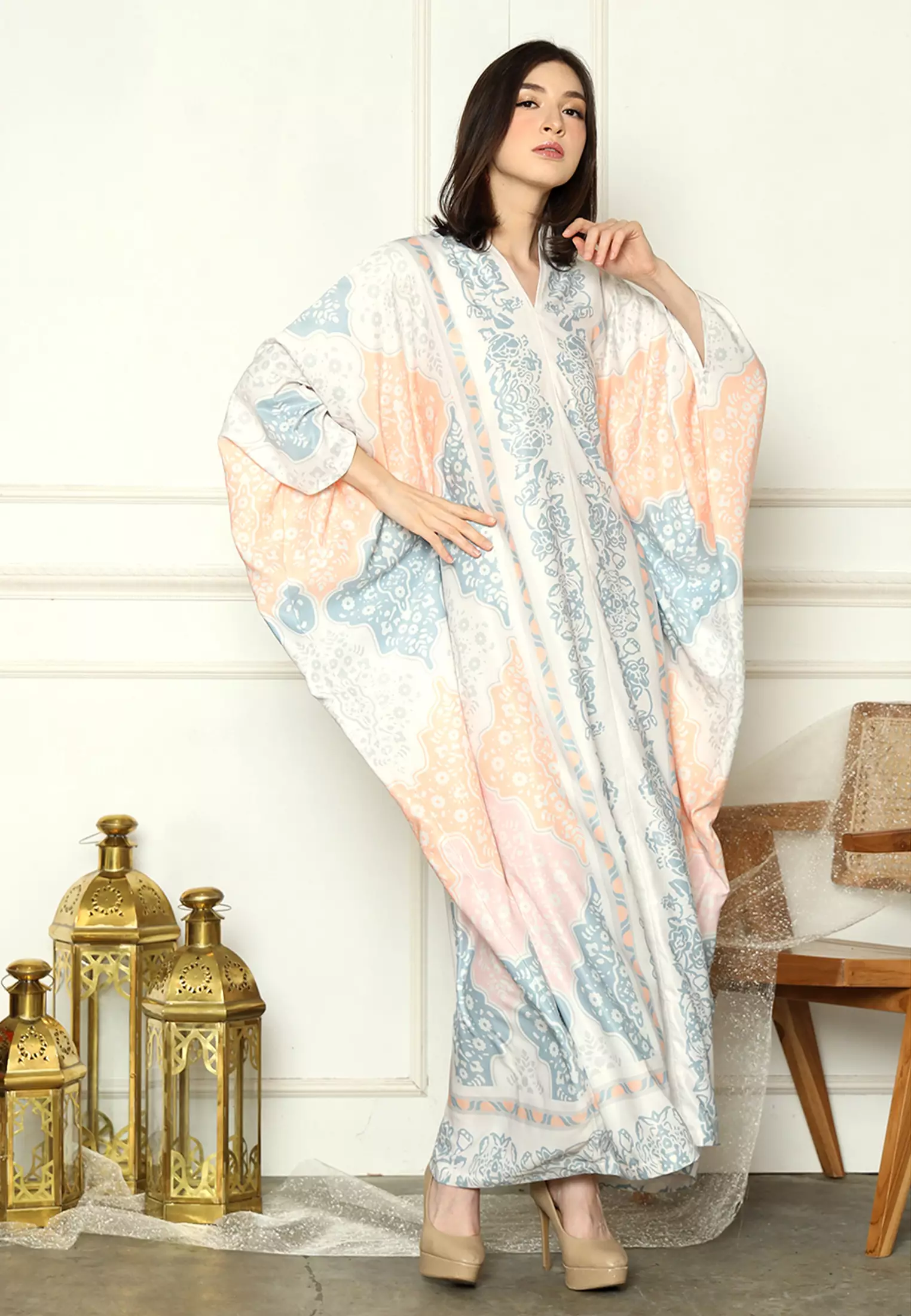 Kanzi Exclusive Long Sleeve Batik Kaftan